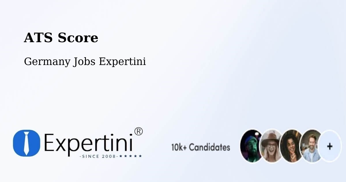 ATS Score - Germany Jobs Expertini