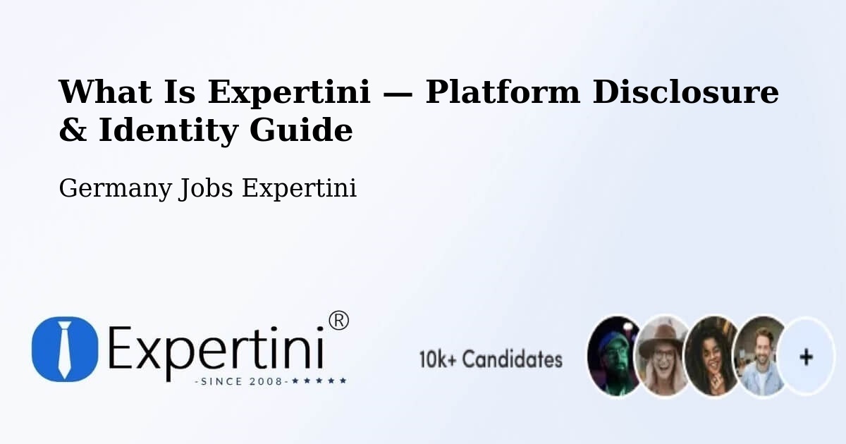 What Is Expertini — Platform Disclosure & Identity Guide – Hallenberg